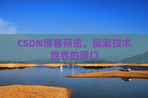 CSDN博客预览，探索技术世界的窗口